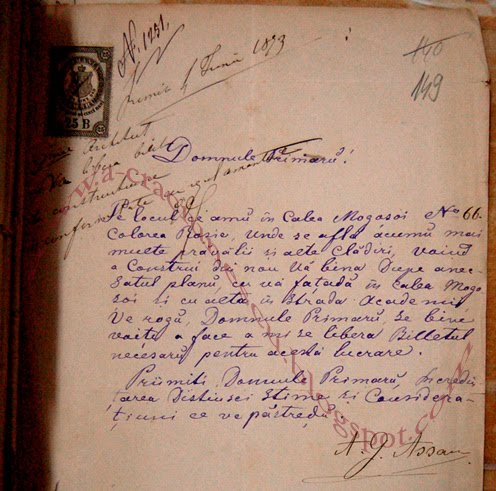 File:1873 casa Assan CVictoriei Gottereau 1873 cererea AG ASSAN.jpg