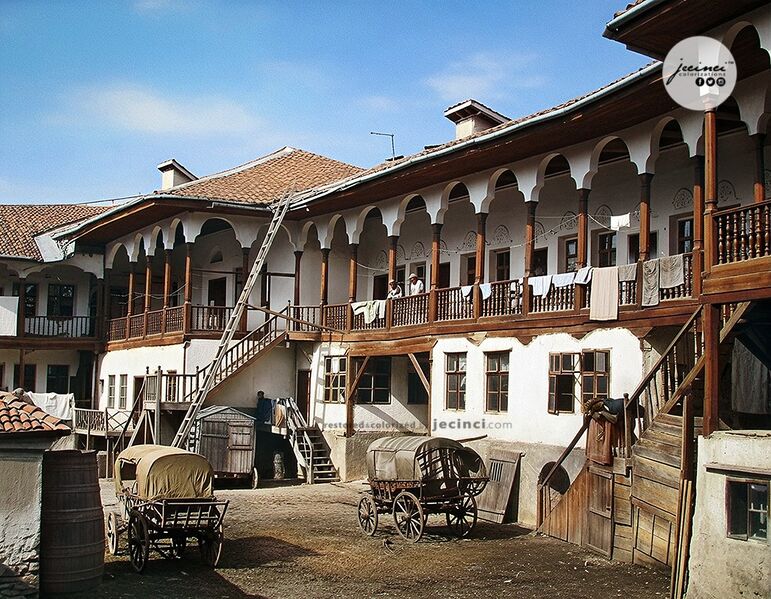 File:Hanul lui Manuc - Bucuresti - 1869.jpg