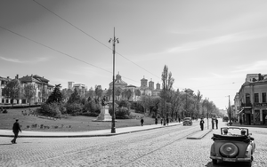 1940 Monumentul Barbu Catargiu bw.png