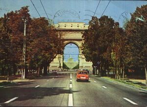 1969 Soseaua KISELEFF, Arcul de Triumf.jpg