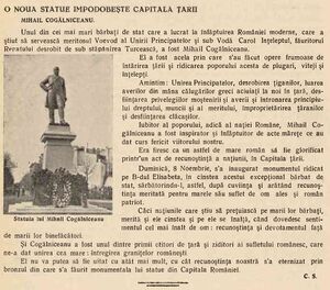 Statuia Kogalniceanu Grănicerul noiembrie 1936.jpg