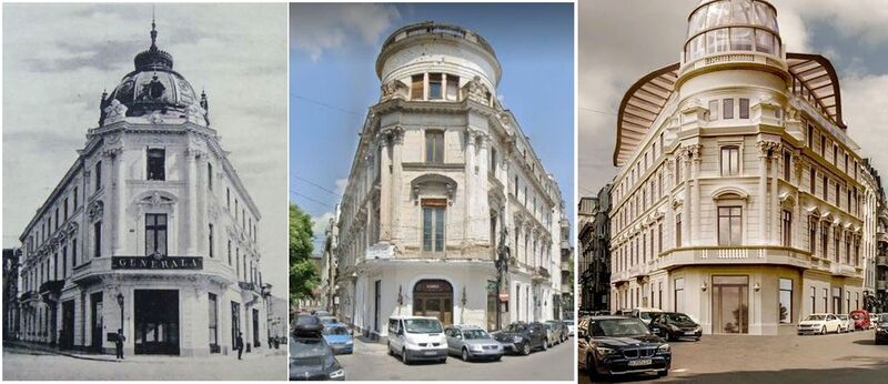 File:Str. Episcopiei, Societatea de asigurări GENERALA 1900-2022 - 2023.jpg