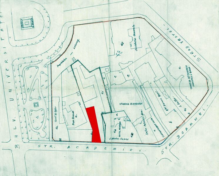 File:Banca Cerealiştilor, strada Academiei, nr.4. Schiţă. Arhitect Paul Smărăndescu 2.jpg