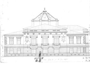 Casa Vernescu Fațadă laterală 1941.jpg