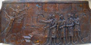 Monumentul Eugeniu Carada – basorelief centru.JPG