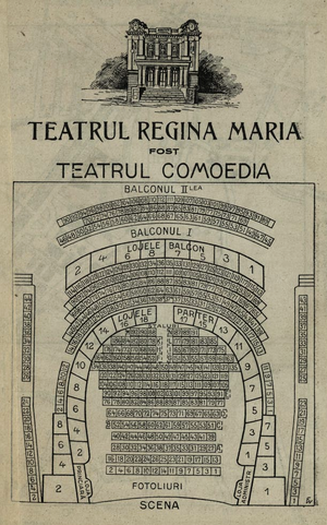 Teatrul Regina Maria(Comedia) Pasajul Comedia 1923.png