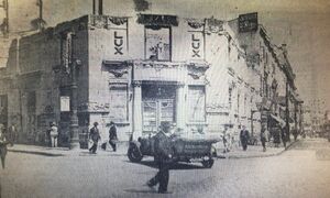 Ruinele cinema Lux, 10 iulie 1931