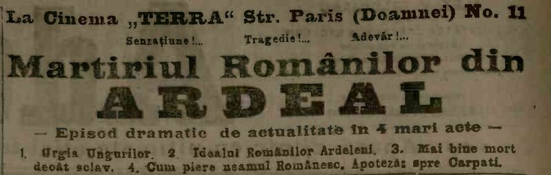 File:Cinema Terra Adevărul, 28, nr. 10287, 30 octombrie 1915.jpg