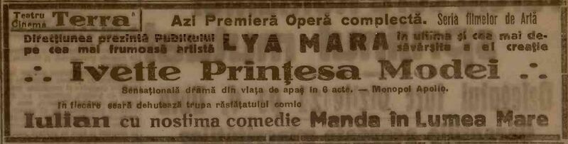 File:Cinema Terra Adevărul, 35, nr. 11897, 17 decembrie 1922.jpg