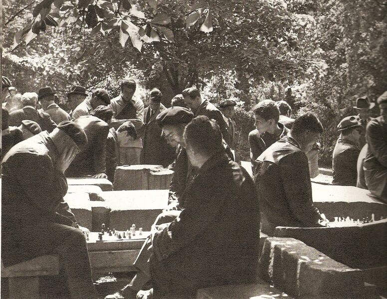 File:Cismigiu - coltul sahistilor.jpg