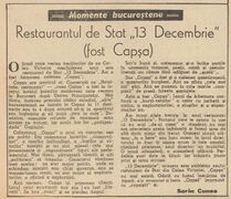 Inceputul anilor '50.