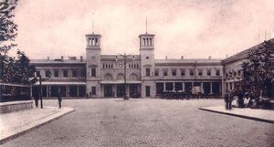 1908 Gara de Nord, fosta Gara Targovistei 1910.jpg