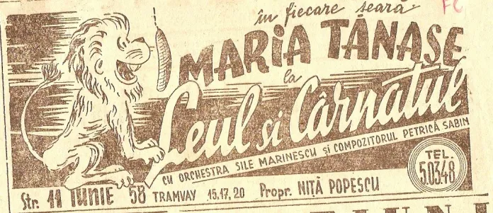 File:Semnalul” de Luni, 9 august 1943 Maria-Tanase LEUL-si-CARNATUL.webp