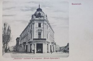 Societatea Asigurari GeneralaStrada Episcopiei 1900 Calea Victoriei.jpg