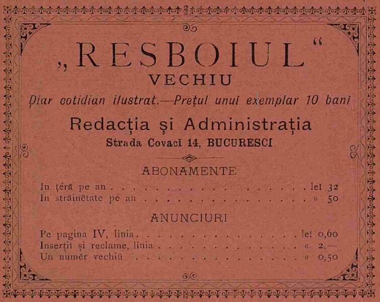 File:Resboiul, ziar Anuarul Bucurescilor pe anul 18890.jpg