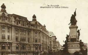 1925 Piața I.C. Brătianu cu vedere spre Bulevardul I.C. Brătianu.jpg