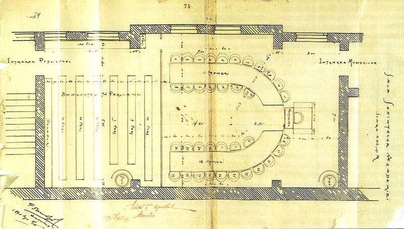 File:Planul sălii de ședințe construite în Casele C.Șt. Cesianu08.jpg
