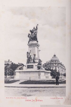 Statuia lui Ion Bratianu 1905 .jpg