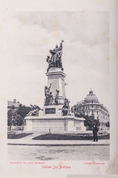 File:Statuia lui Ion Bratianu 1905 .jpg