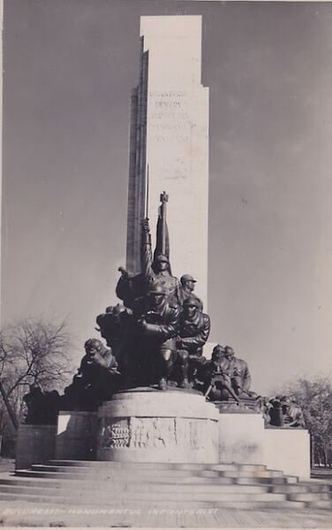 File:1936 Monumentul Infanteriei de pe Kiseleff - Ion Jalea 1936.jpg