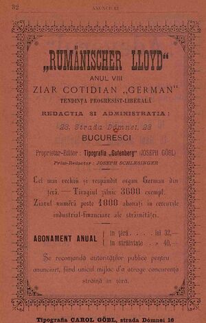 Rumanischer Lloyd ziar Anuarul Bucurescilor pe anul 1890.jpg