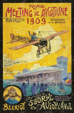 1909 Primul miting aviatic a fost pe Hipodromul Baneasa.jpg