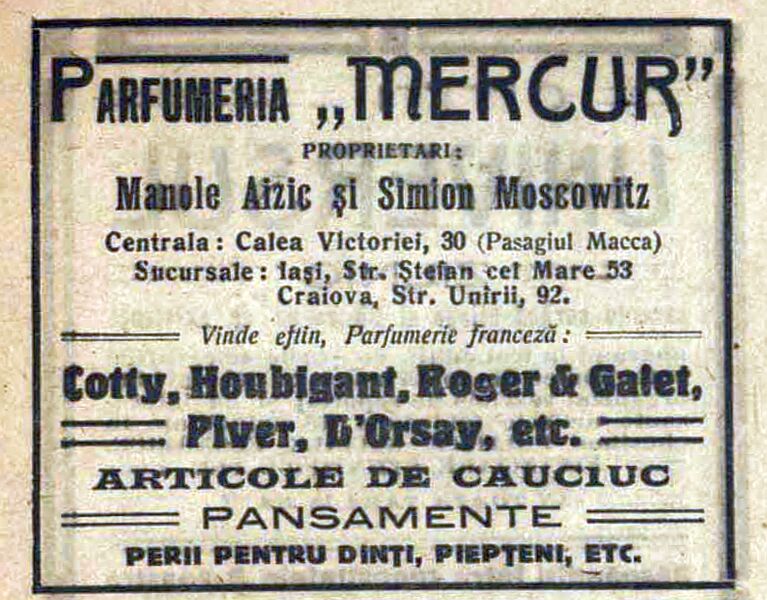 File:Calea Victoriei 30 Pasajul Macca 1920.jpg