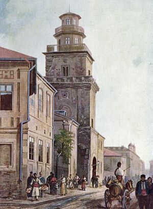 Turnul Coltei m sec XiX.JPG