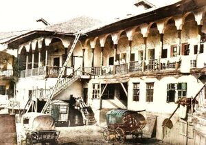 1856 Hanul lui Manuc - L. Angerer-DeNoiseAI-1856.jpg