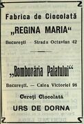 Calea Victoriei Nr. 98 Bomboneria Palatului. Almanahul Muncii pe anul 1925.
