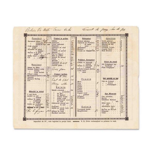 File:Veche Grădină La leul și cârnatul meniu, 2 1923.jpg