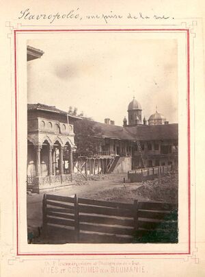 Stavropoleos 3 Carol Popp de Szathmari 1867.jpg