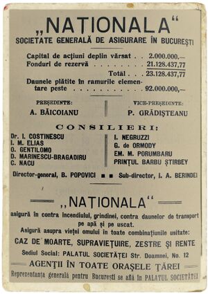 1929 Calea Victoriei 100 generala-building 1929.jpg