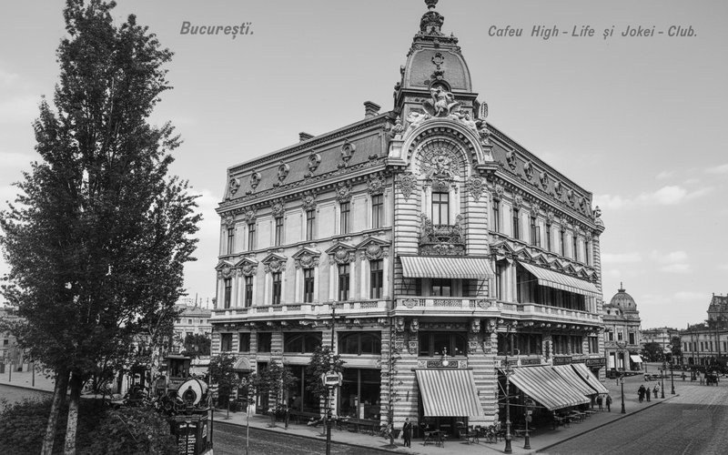 File:Calea Victoriei Palatul Anker 1910 bw.png