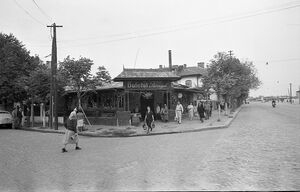 Sos. Pantelimon,in spate este Obor 1966.jpg