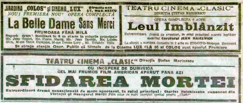 File:Cinema Clasic Adevărul, 34, nr. 11478, 4 septembrie 1921.jpg