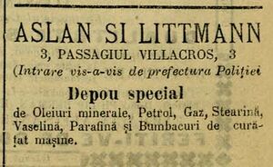 Calea Victoriei Pasajul Vilacross 1892.jpg