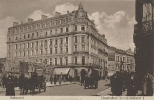 1918 Calea Victoriei 186 Hotel Luvru 1918.jpg
