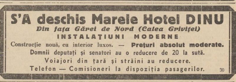 File:Hotel Dinu Ziarul Universul din 22 august 1934.jpg