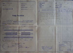 Polita de asigurare 1919 Agricola - Contra incendiului 2.jpg