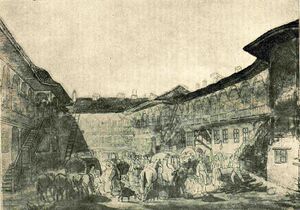 1878 Carol Popp de Szathmary - Hanul lui Manuc.jpg