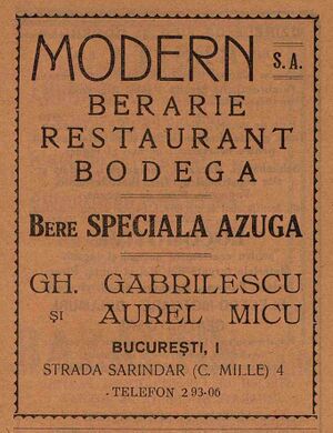 Bucureşti Ghid oficial cu 20 hărţi pentru orientare 1934 Modern.jpg