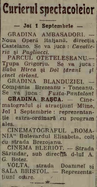File:Cinema Bleriot Adevărul, 24, nr. 7892, 2 septembrie 1911.jpg