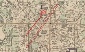 1856 Plan der Stadt Bukurest