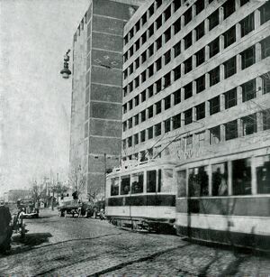 1941 b-dul Dinicu Golescu Palatul CFR, anii '40.jpg