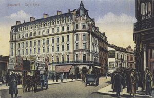 1918 Calea Victoriei 185 Hotel Luvru 1918.jpg