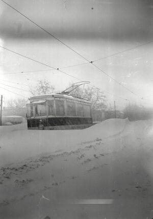 Parcului Carol - strada Cuțitul de Argint.februarie 1954.jpg