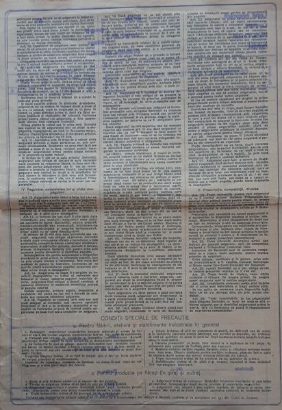 File:Polita de asigurare 1919 Agricola - Contra incendiului 3.jpg