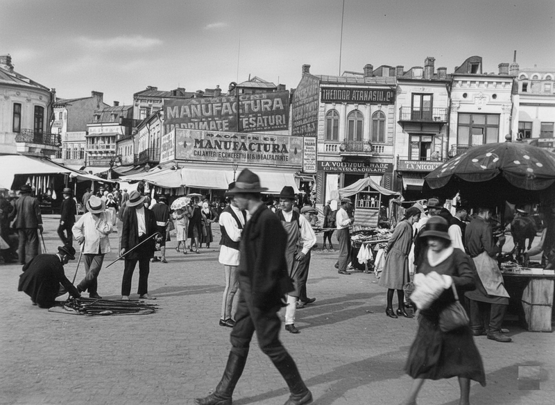 File:Str. Bazaca cu Vulturul de Mare. 1918 BW.png