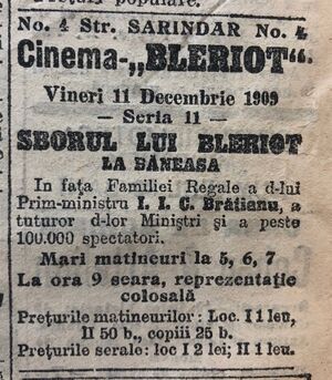 Cinema Bleriot(Sarindar) - Str. Sarindar 4 1909.jpg